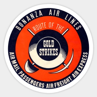 1945 Bonanza Air Lines Sticker